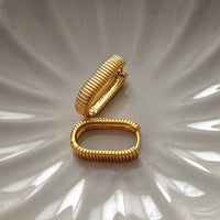 Ray Ribbed Earrings