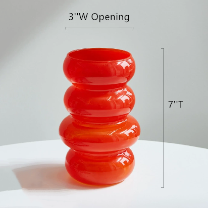 Glass Ripple Vase