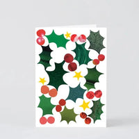 Holly Christmas Card