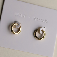 Zora Hoops in Gold