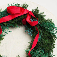 Preserved Evergreen Christmas Wreath