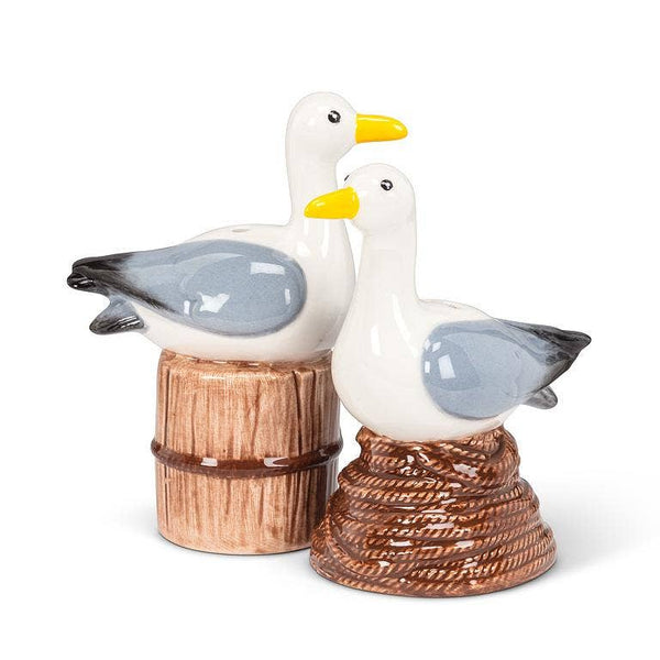 Perching Seagulls Salt & Pepper