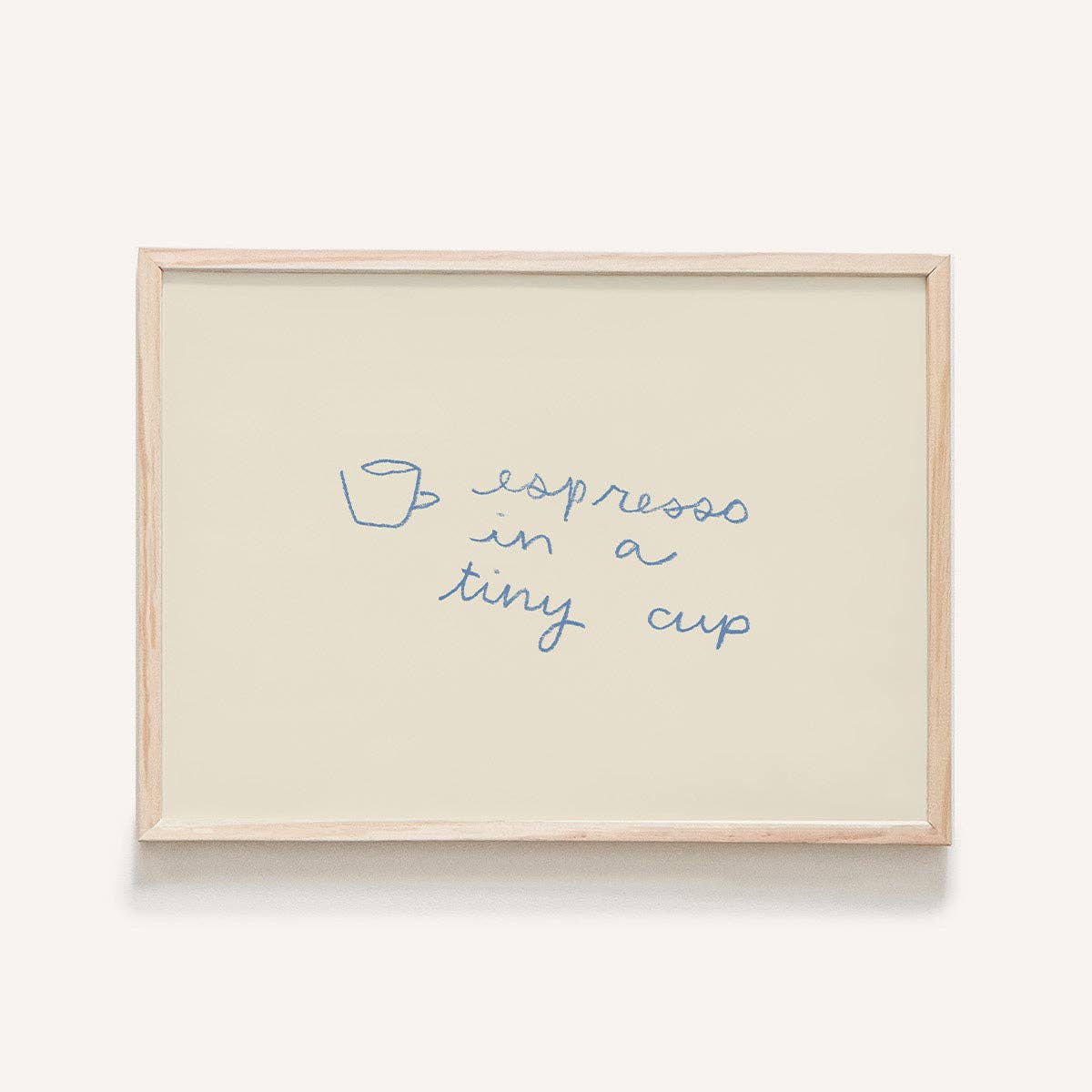 Espresso in a Tiny Cup Mini Art Print
