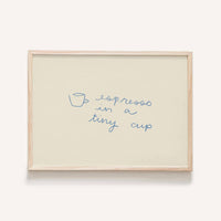 Espresso in a Tiny Cup Mini Art Print