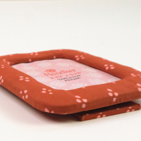 Fabric Frame in Red Dottie