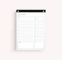 Day Planner in Jet
