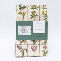 Cotton Tea Towel - Wildflowers