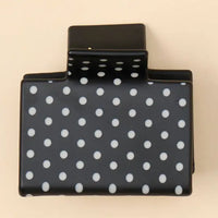 Pia Clip in Noir Polka