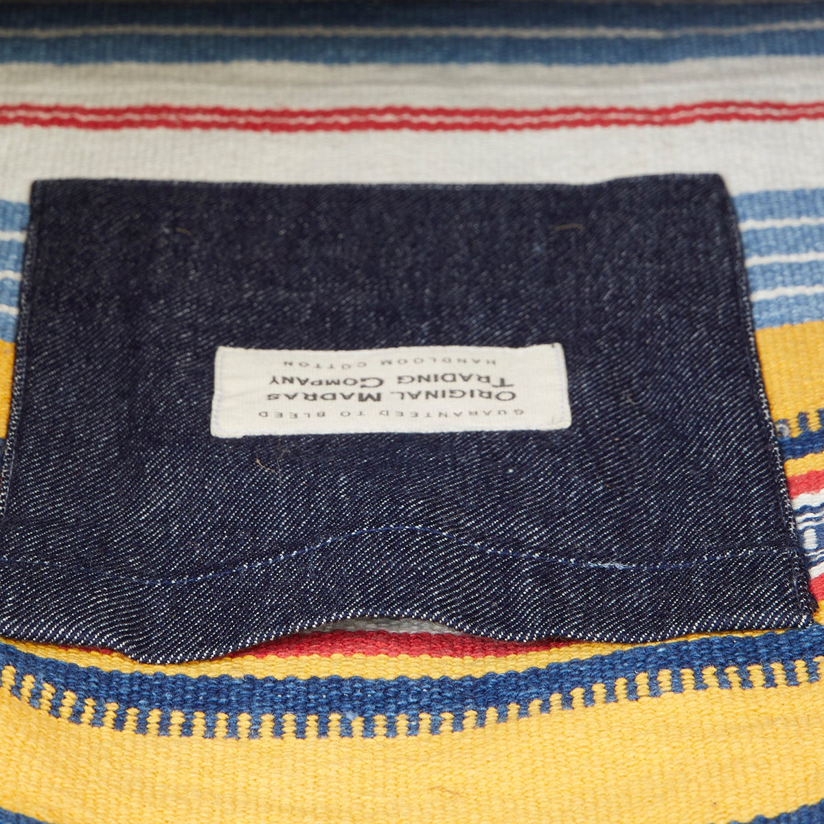 Mat Weave Open-Top Bag
