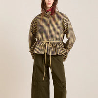 Myrtle Trench in Navy Gingham