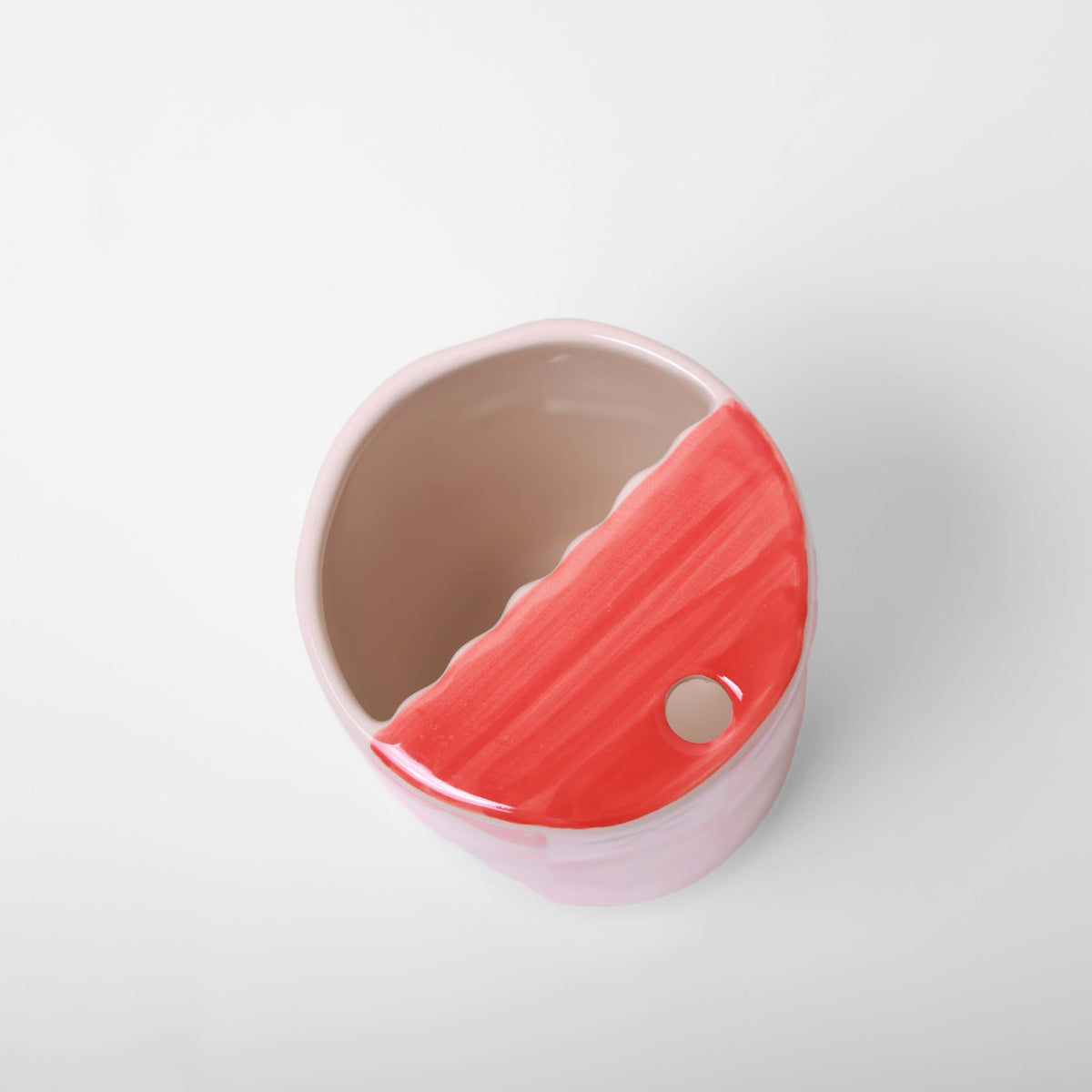 Ceramic Travel Tumbler in Cherry