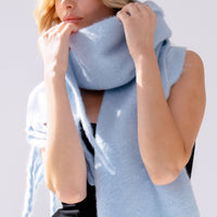 The Stockholm Scarf in Glacier Blue