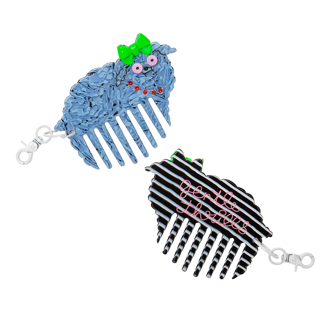 Poodle Comb Bag Charm