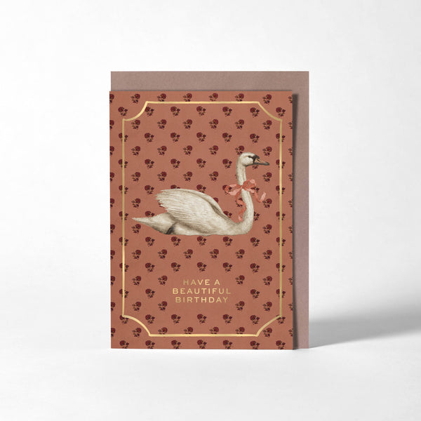 Birthday Swan Card