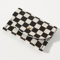 Cardholder in Checkered Cowhide