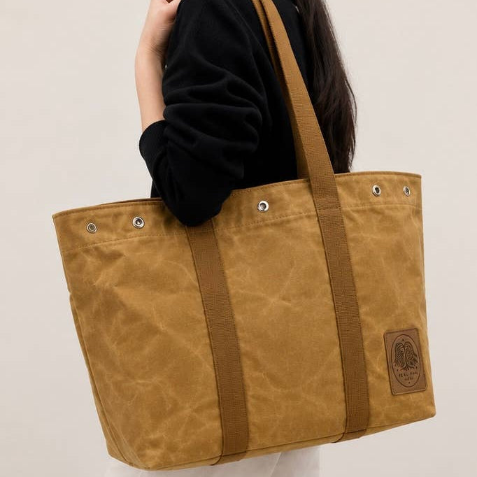 Waxed Canvas Tote