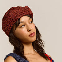 Raffia Tulip Bucket Hat