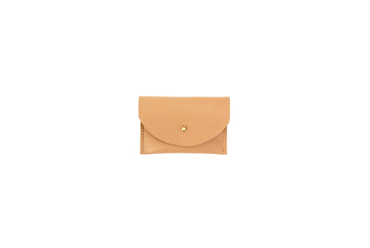 Cardholder in Tan Leather