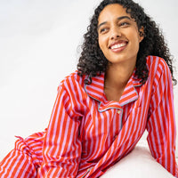 Bonnie Pajama Set in Lavender & Poppy