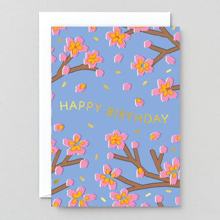 Happy Birthday Blossoms Card