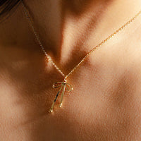 Bad to the Bow Necklace - 18K Gold Plated