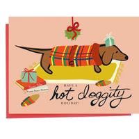 Hot Doggity Holiday Card
