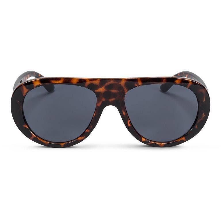 Wide Aviator Frame Sunglasses