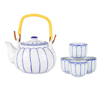 Blue Lines Tea Set