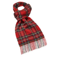 Plaid Lambswool Scarf