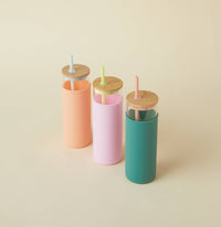 Tumbler With Straw - Peachy/Hunter