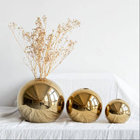 Golden Ball Vase