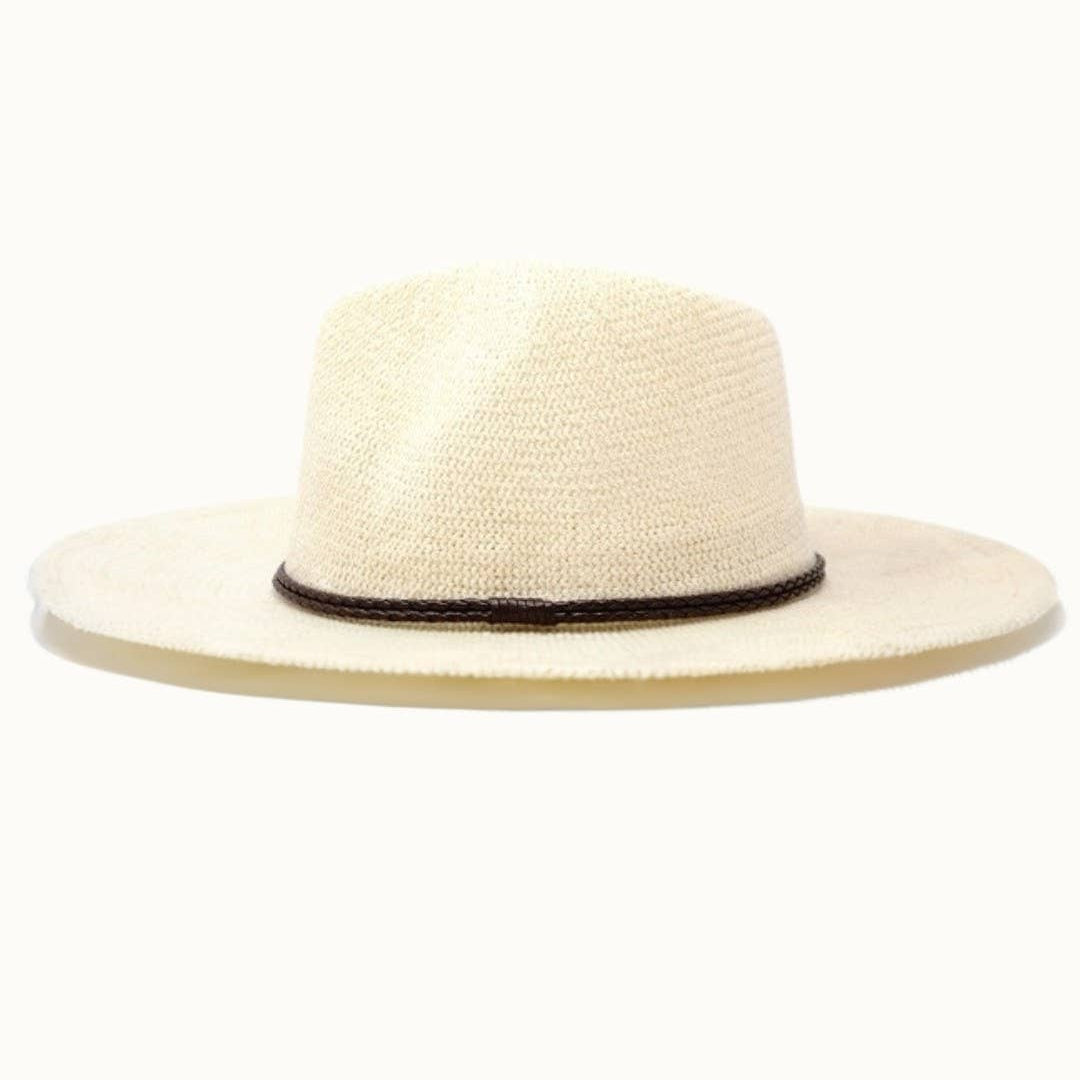 Colette Fedora Hat in Ivory