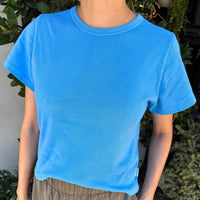 Little Boy Tee in Coastal Blue