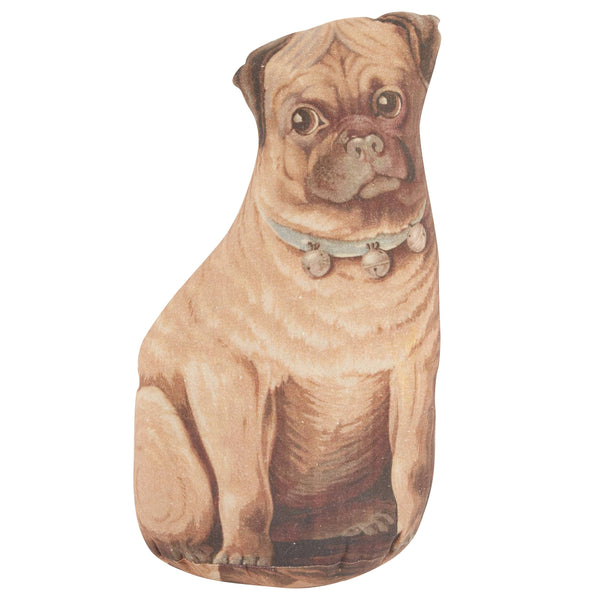 Vintage Pug Pillow Large