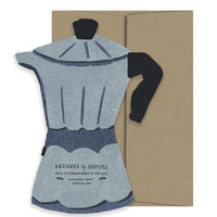 Espresso Die Cut Card