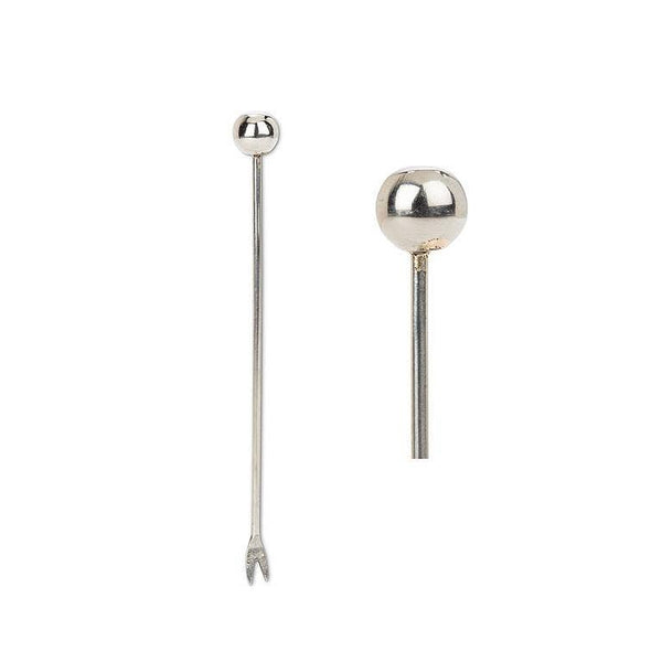 Silver Ball Cocktail Pick