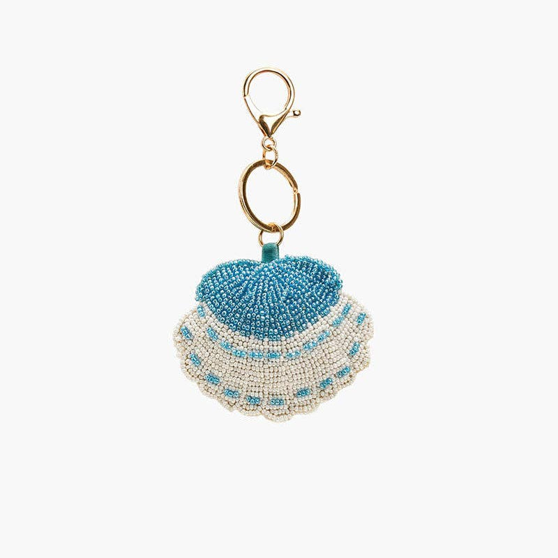 Pearl Beaded Charm Keychain