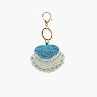 Pearl Beaded Charm Keychain