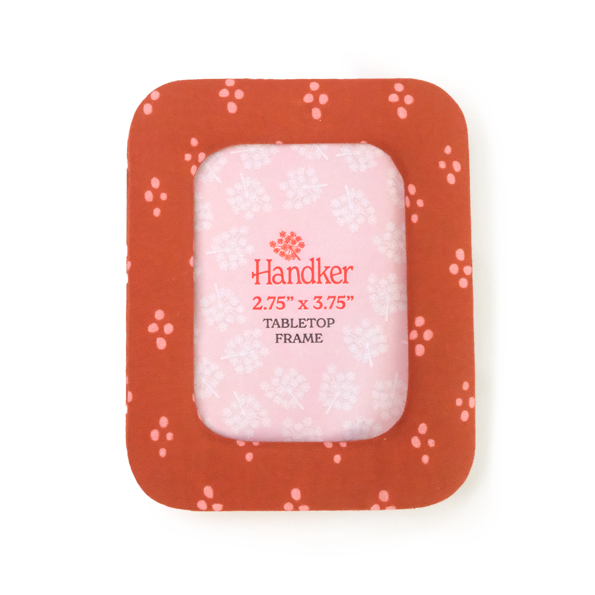 Fabric Frame in Red Dottie