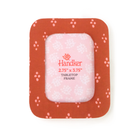 Fabric Frame in Red Dottie