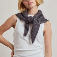 Alpaca Wool Triangle Scarf