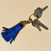 Tassel in Lapis Leather
