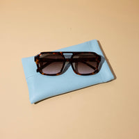 Sunglasses Case in Robin Leather