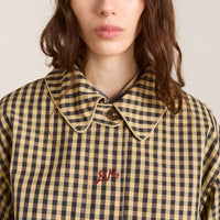 Myrtle Trench in Navy Gingham