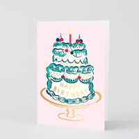 HB Cake and Candle Card