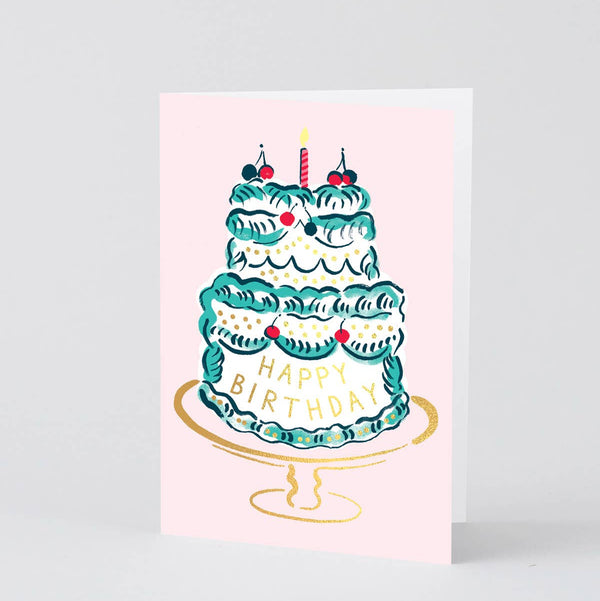 HB Cake and Candle Card