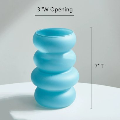 Glass Ripple Vase