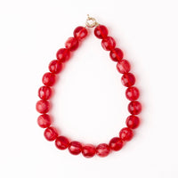 Iris Necklace in Red