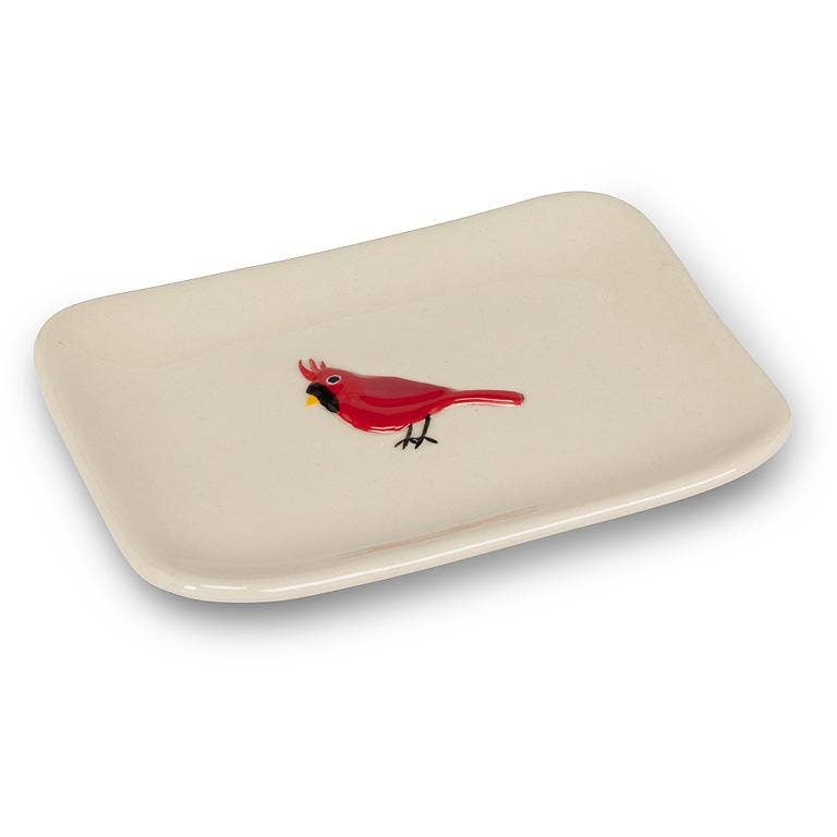 Cardinal Small Rectangle Plate