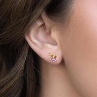 Ramen Studs in Gold